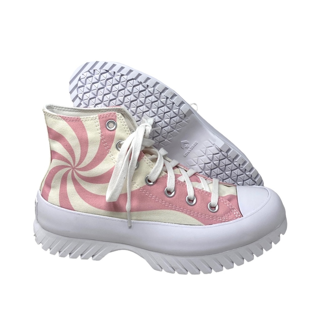 Converse Chuck Taylor Lugged 2.0 Shoes Pink Candy High Top Canvas Women A10020C - Picture 8 of 10
